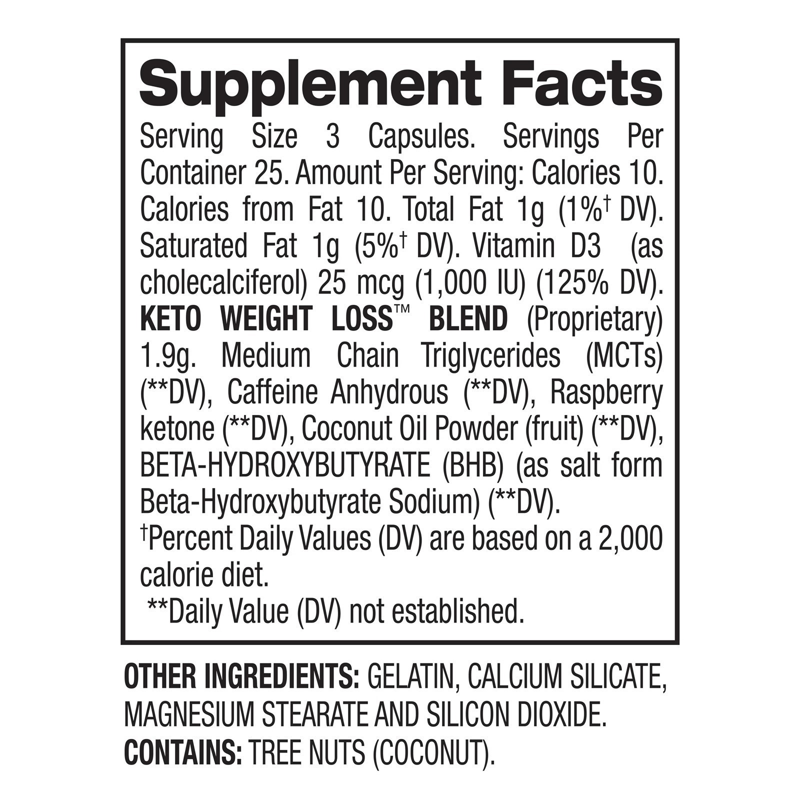 BPI Sports Keto Weight Loss “1st Ketogenic Fat Burner” 75 Caps MCTs BHB 07/25