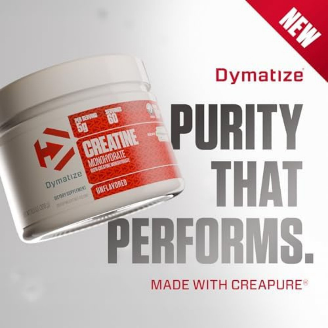 Dymatize 100% Creatine Monohydrate with Creapure, 5g Per Serving, 60 Servings (3