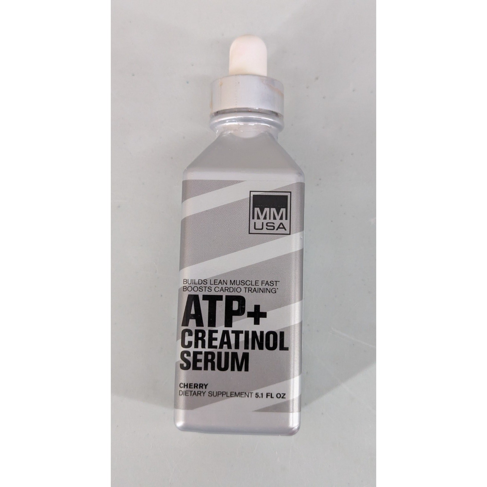 New & Sealed MM USA ATP+ Creatinol Serum Pre-Workout 5.1 fl oz Cherry EXP 11/26