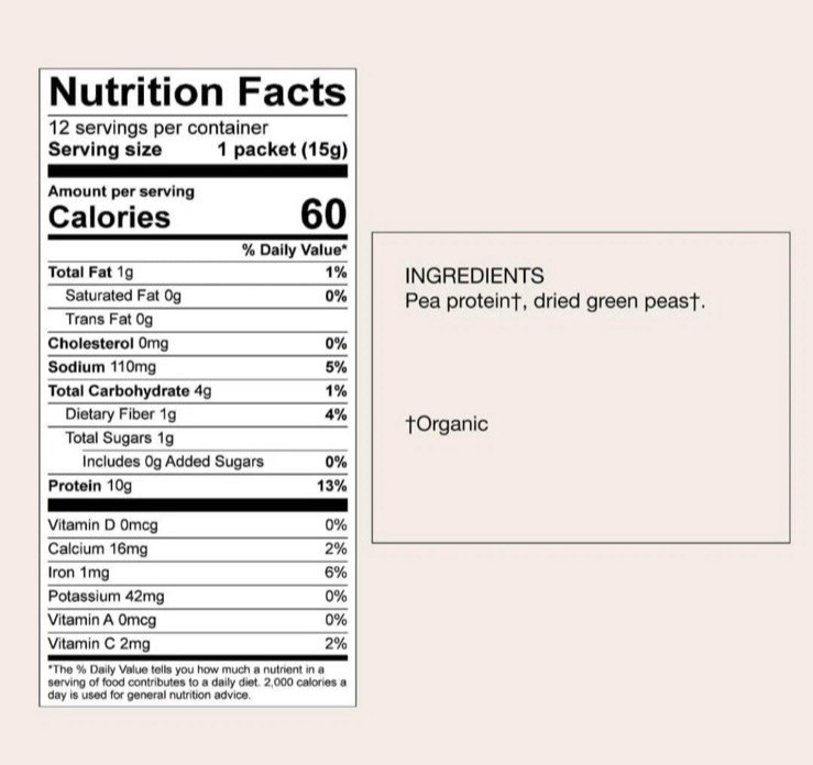 kencko ADD-ON Plus Protein Powder Smoothie Booster 12 Single Protein Packets
