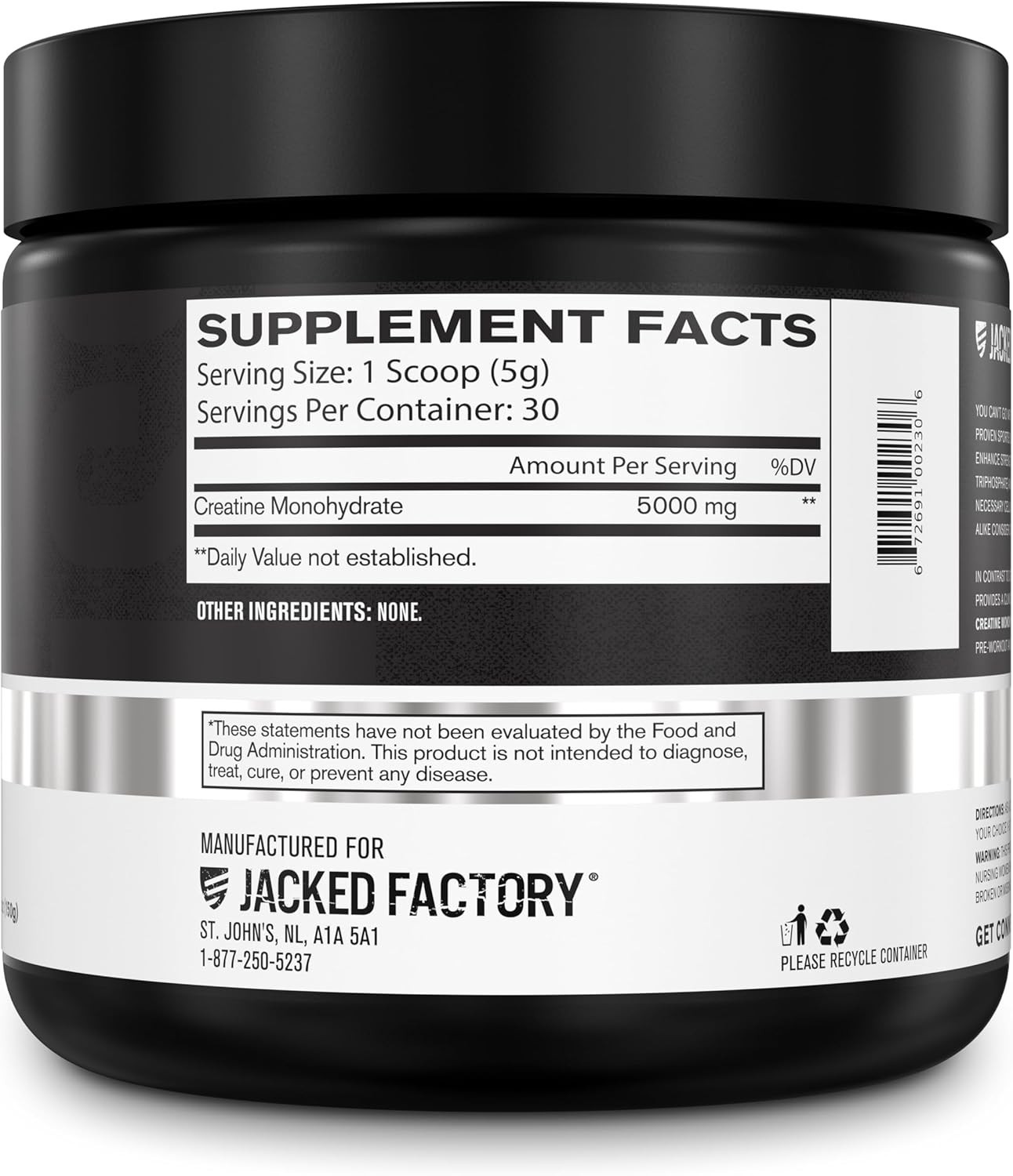 Creatine Monohydrate Powder 150g – 5g Daily Creatine Supplement for Men and W…