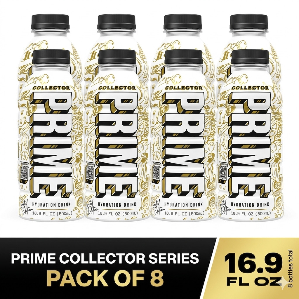 PRIME Hydration Collector Series 16.9oz 8 Pack Electrolyte Drink