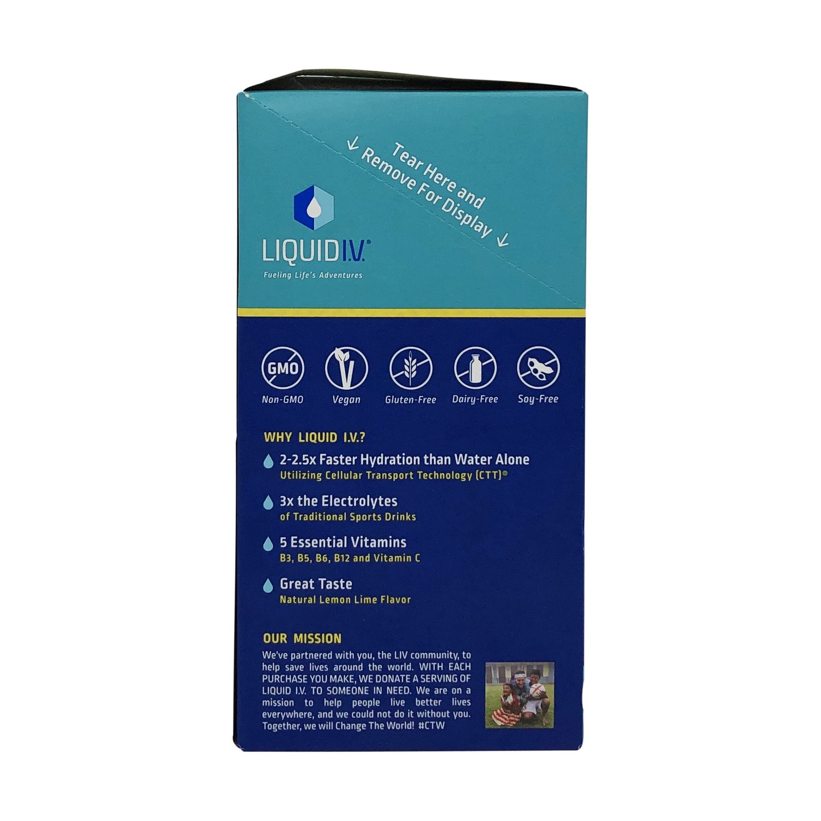 4/27 Liquid I.V. Hydration Multiplier, Electrolyte Powder, Lemon Lime, 8 Count