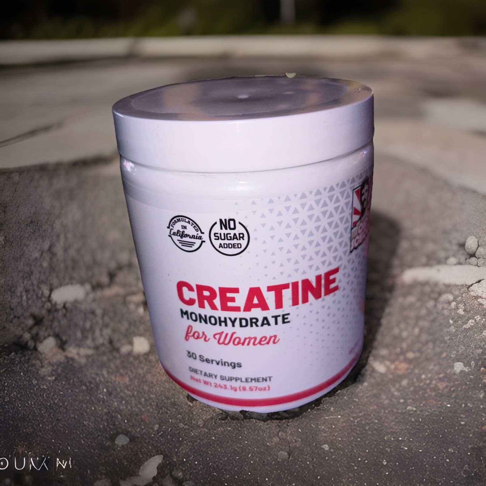 Old School Labs® Creatine Monohydrate for Women 243g/8.57oz. 30 Servings Powder