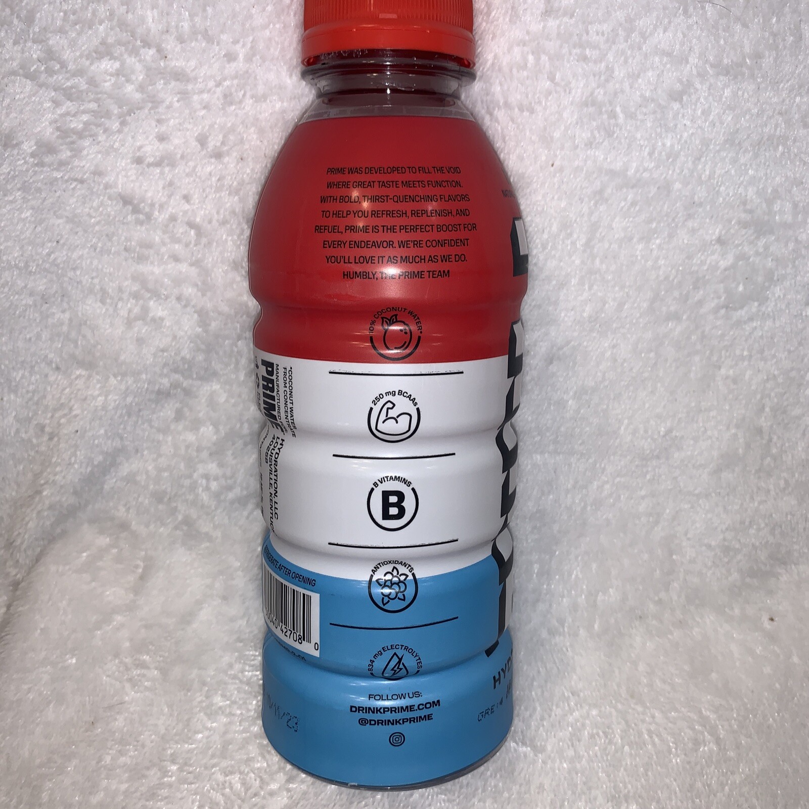 PRIME HYDRATION DRINK – ” ICE POP ” LOGAN PAUL & KSI Limited Edition – 16.9 OZ