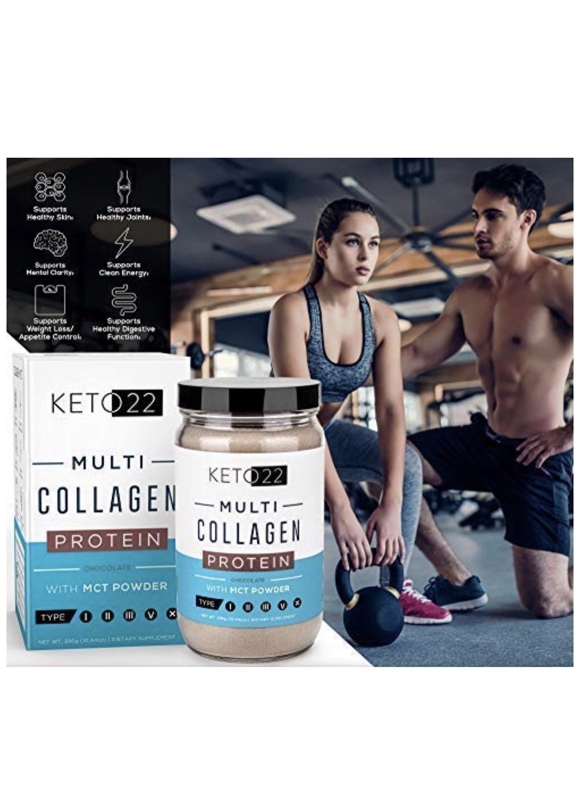 Chocolate Collagen Keto Protein Powder – High Quality Multi Collagen Keto Powder