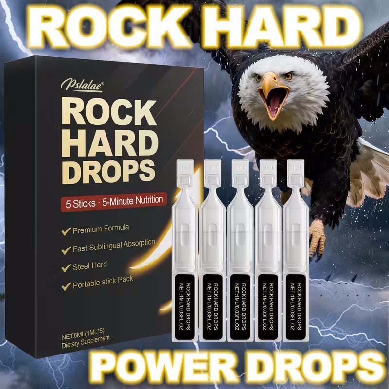 Rock Hard Drops – with Tribulus Terrestris, Maca Root, L-Arginine, Men’s Health