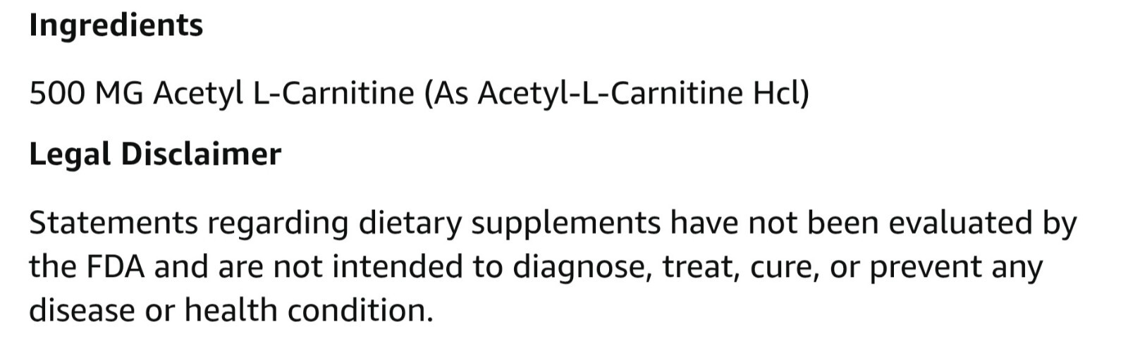 The Vitamin Shoppe ACETYL L-CARNINTINE 240 Capsules ( 240 Servings )BEST BY 5/25