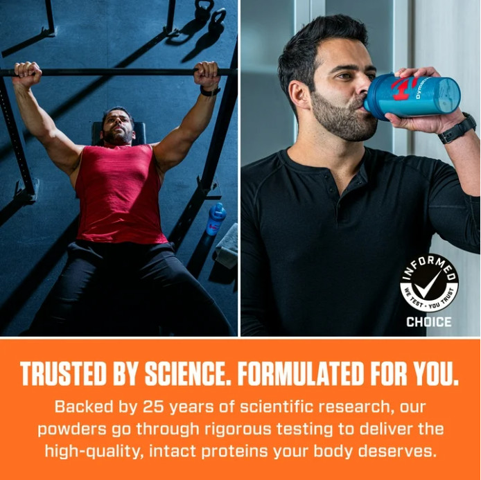 Dymatize ISO100 Hydrolyzed Whey Isolate, Dunkin’ Cappuccino, 20 Servings