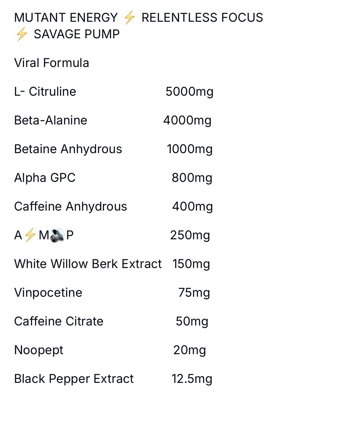Level 2 MUTATE High Stim Nootropic Pre-Workout Psychedelic Pharma
