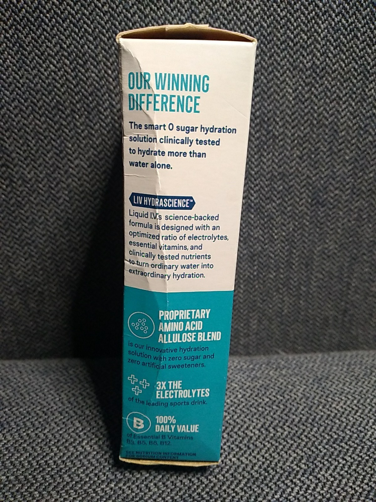 Liquid IV Hydration Multiplier Drink Mix, SF White Peach 6 Sticks