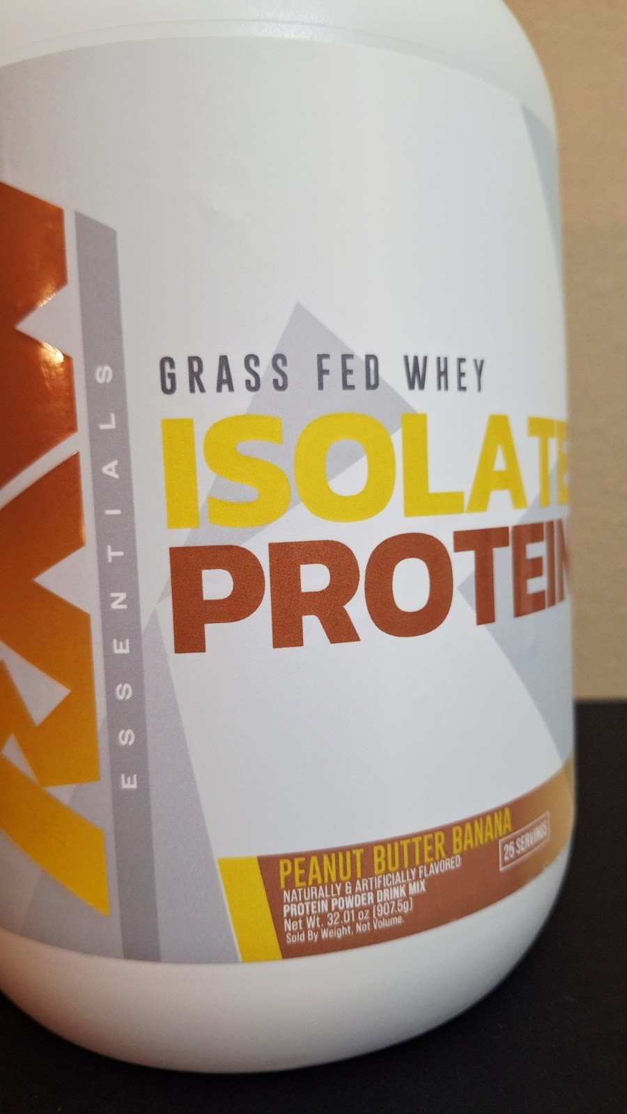 Raw 100% Grass-fed Whey Isolate, Peanut Butter Banana🍌 25 Servings, 12/2027✨️
