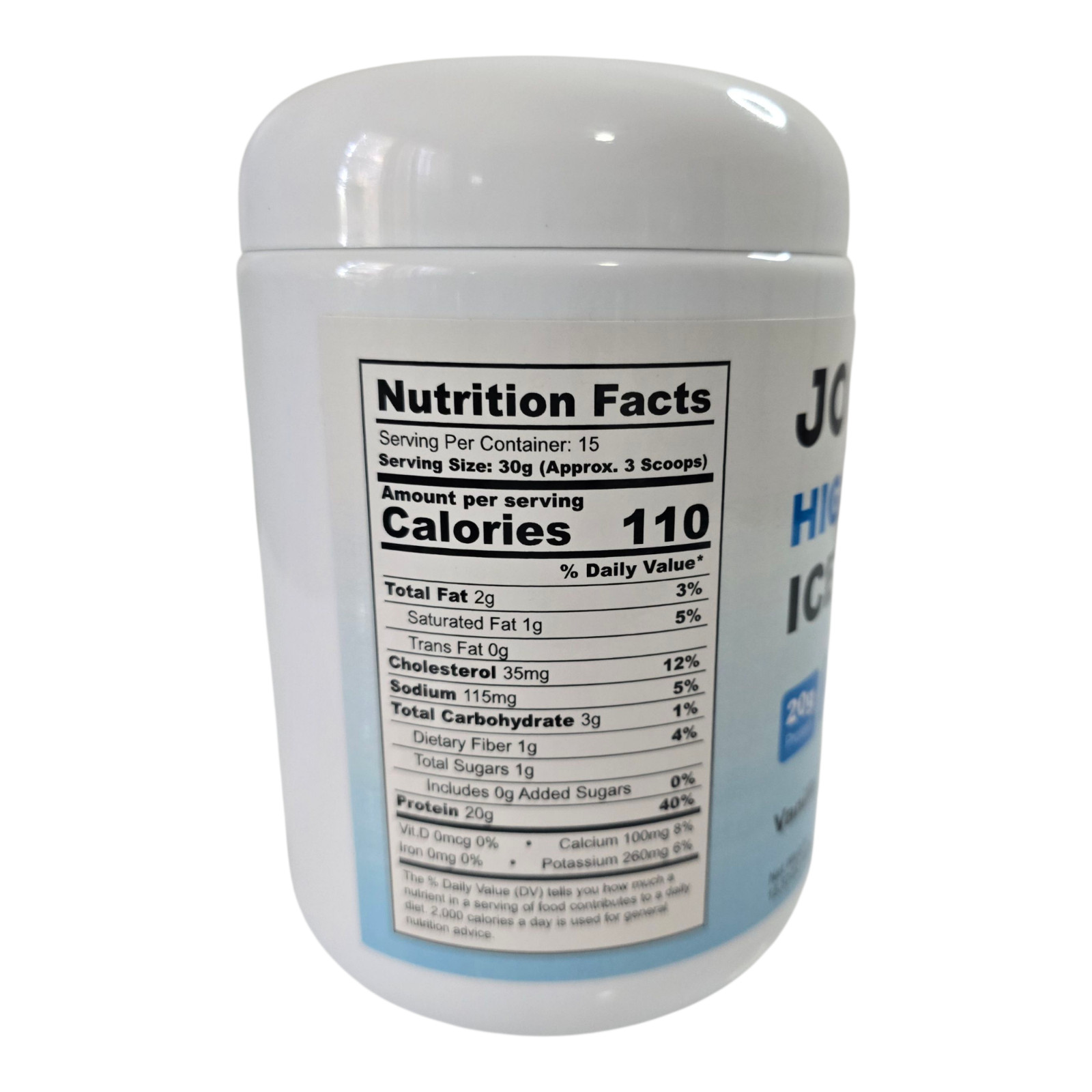 Jooso High Protein Iced Coffee, vanillaflavor, 15.87 oz (450g)