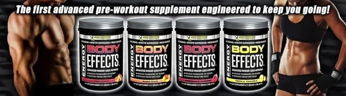 Body Effects Pre workout Weight Loss Energy Metabolism Focus (Fruit Punch)