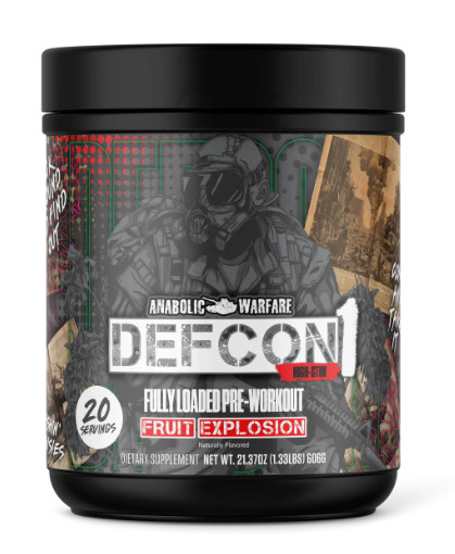| Defcon 1 | Fruit Punch | | 9g Citrulline | High – Stim