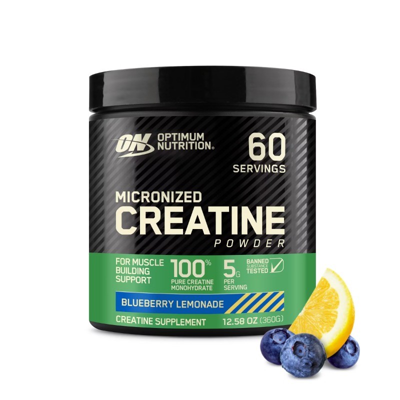 Creatine Monohydrate Powder – Blueberry Lemonade – 60 Servings – 413 Grams