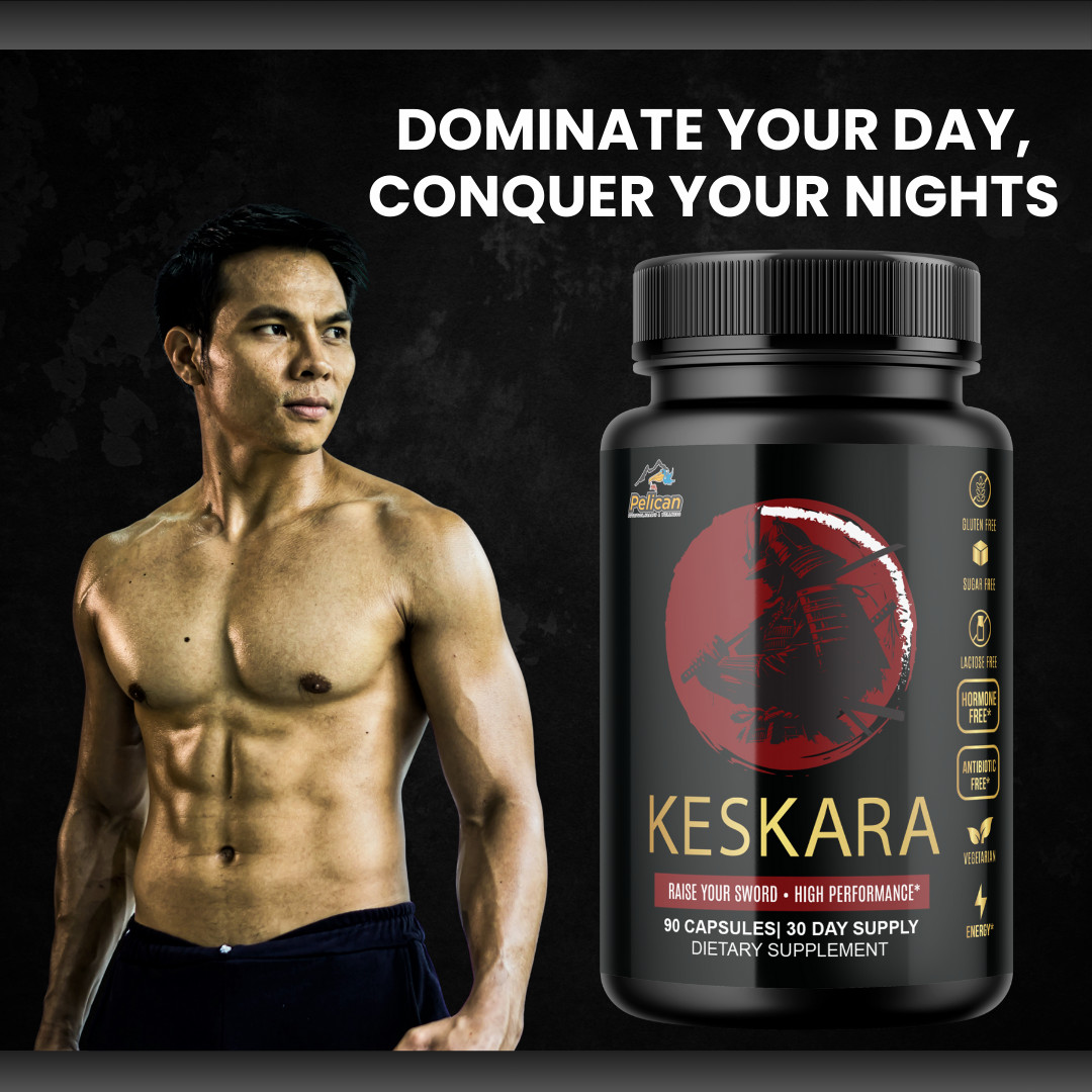 Keskara- Bodybuilding & Men’s Health Support- 4 Bottles- 360 Capsules