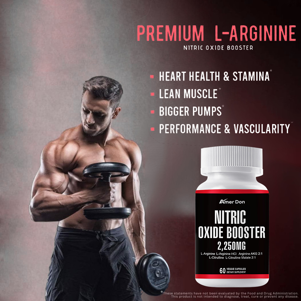 Nitric Oxide & Circulation Boost | L-Arginine, L-Citrulline, Extra Strength