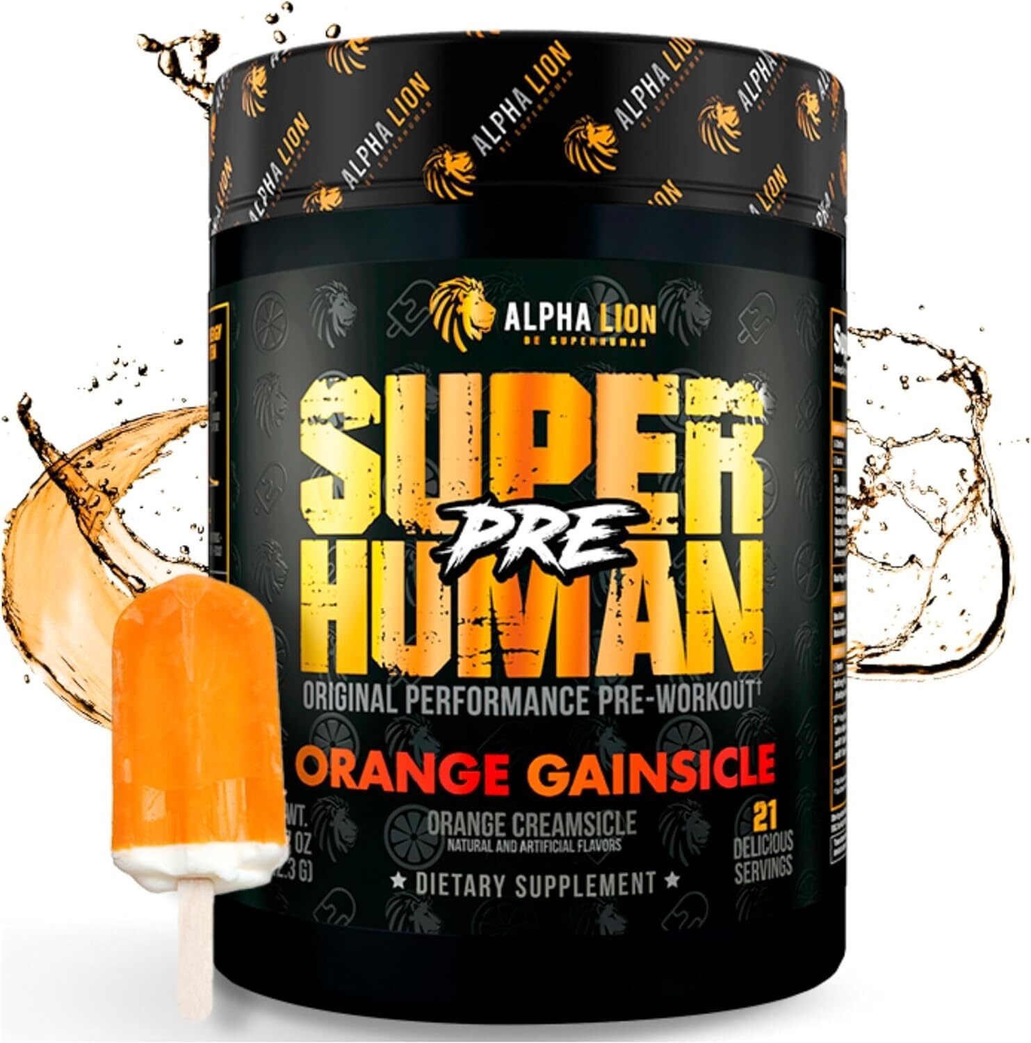Alpha Lion Super Human Pre Original Hardcore Pre Workout 42 Scoops 5 Flavors New