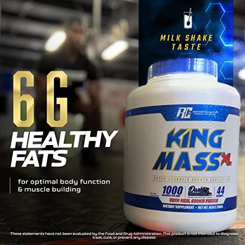 Ronnie Coleman Signature Series King Mass XL Protein Powder, Weight and Muscl…
