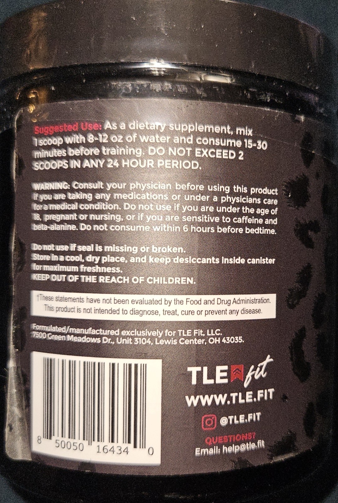 Dash Pre-Workout Fitness Grape Cherry Supplement Performance (30 Servings)