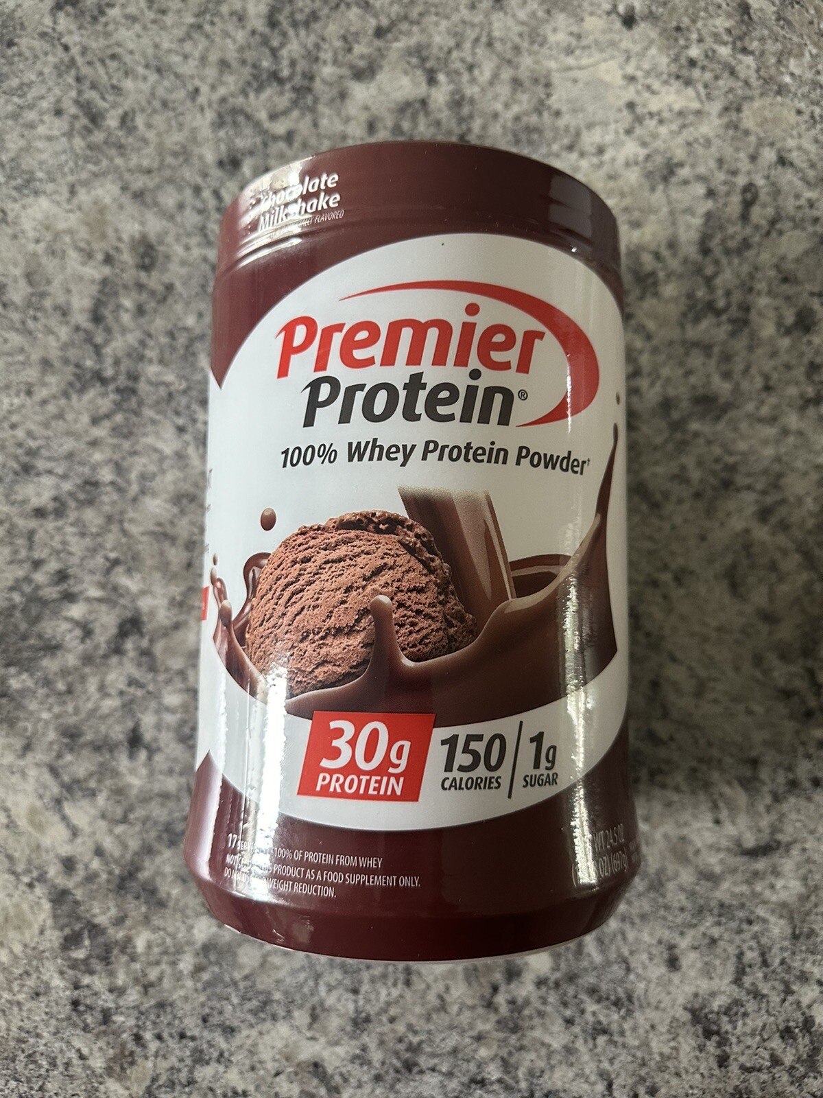 Premier Protein Powder, Chocolate Milkshake, 30g 100% Whey Protein, 24.5 Oz