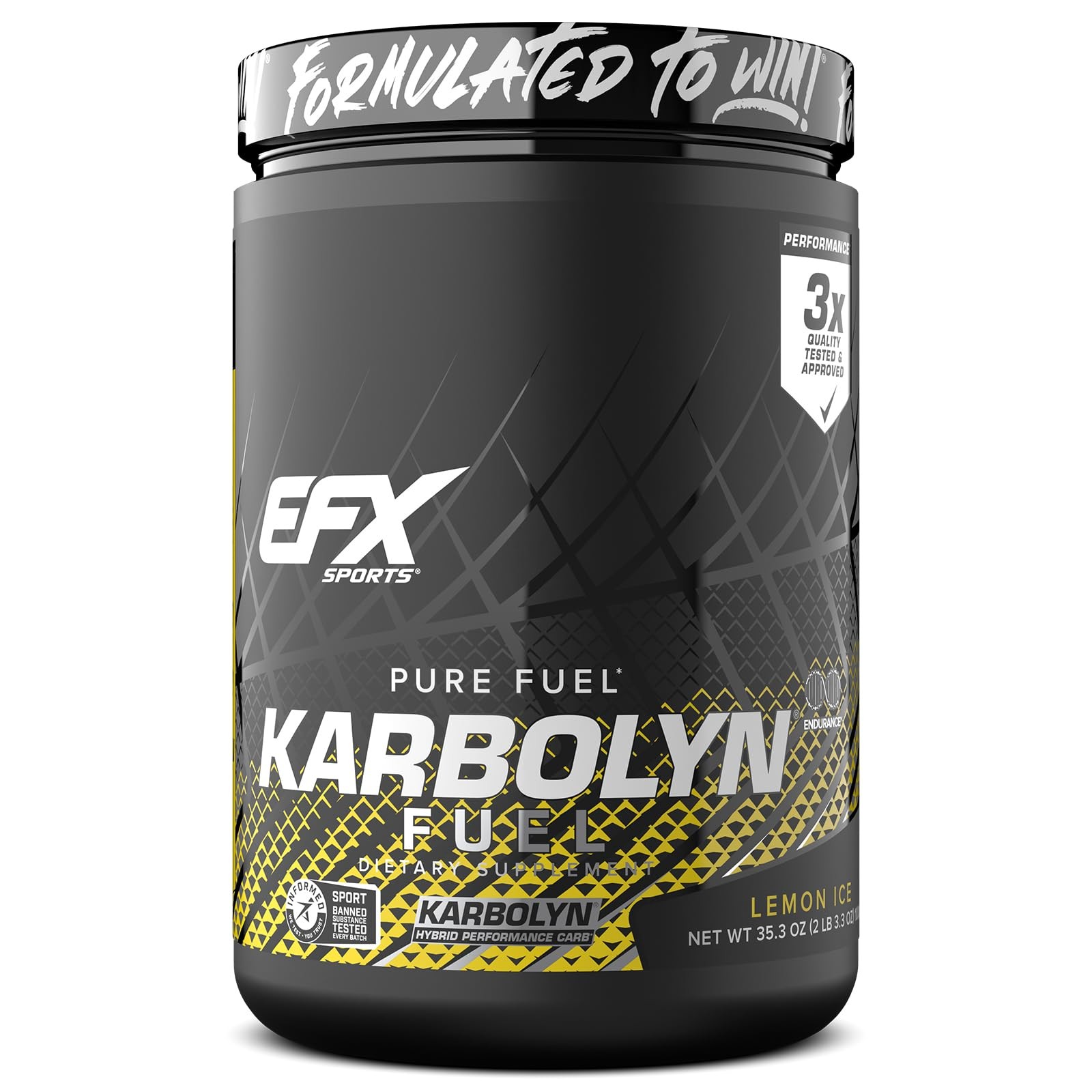 EFX Sports Karbolyn Fuel | Fast-Absorbing Carbohydrate Powder | Carb Load, Su…