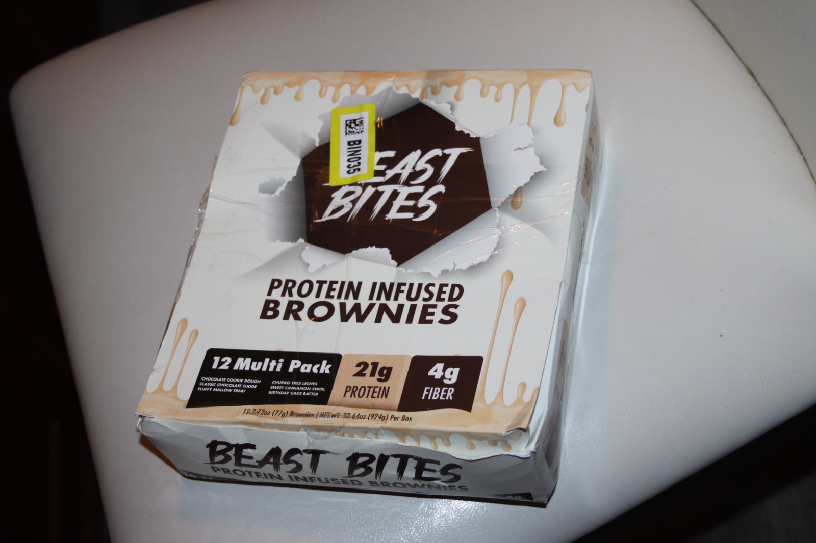 Beast Bites Protein Brownie Variety Pack – Lot of 24 – 6 Flavors