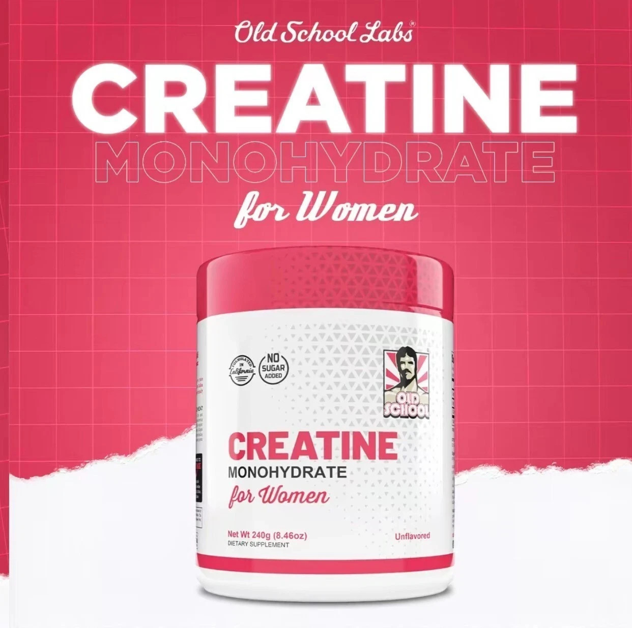 Creatine 5000mg Monohydrate suitable for Women 2g Collagen & 1g BCAA – 240g (2 P