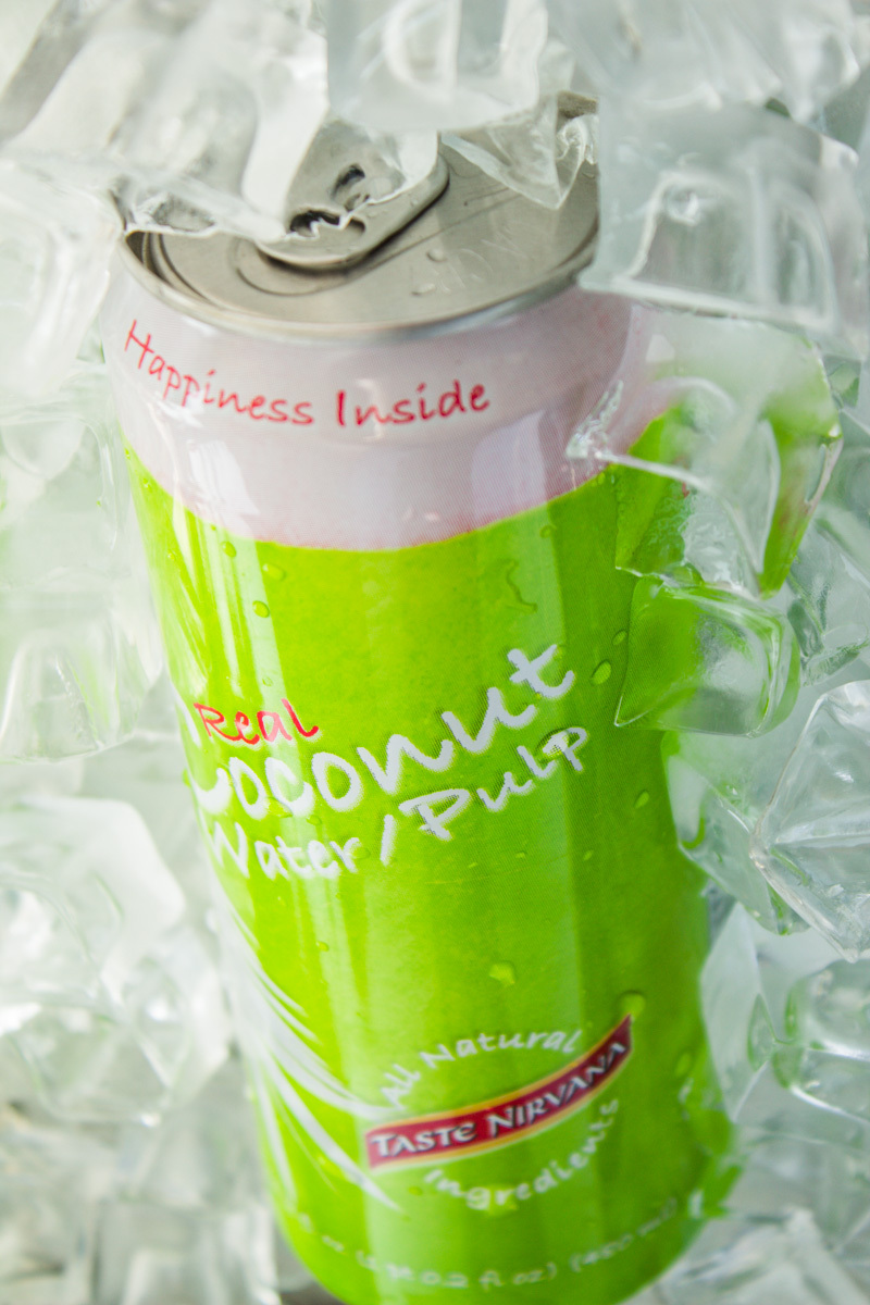 Taste Nirvana All Natural Real Coconut Water WITH PULP |12 x 16 oz BPA free cans