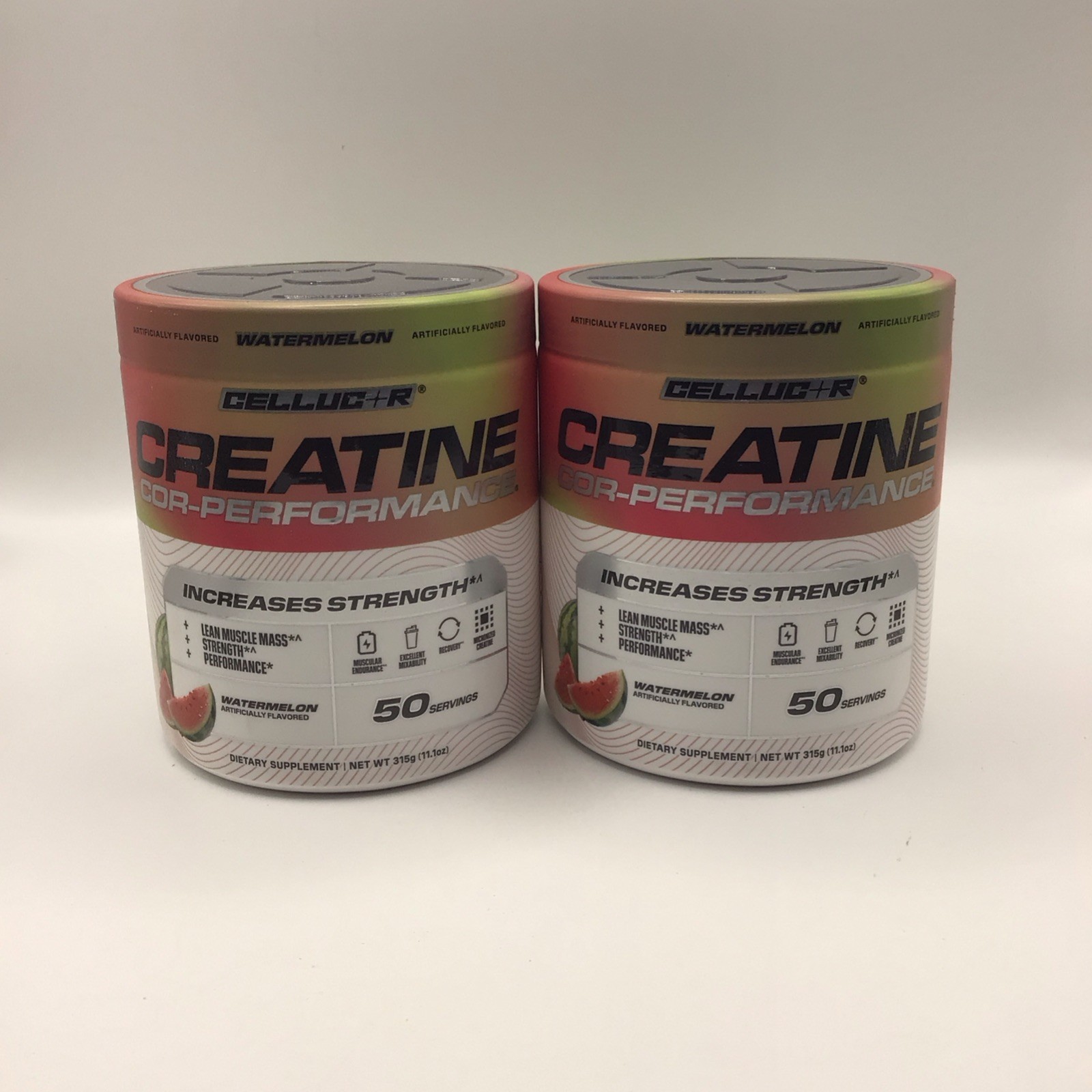*Celluc+R Creatine Cor-Performance (watermelon) 11.5oz. 50 Servings *LOT OF 2*