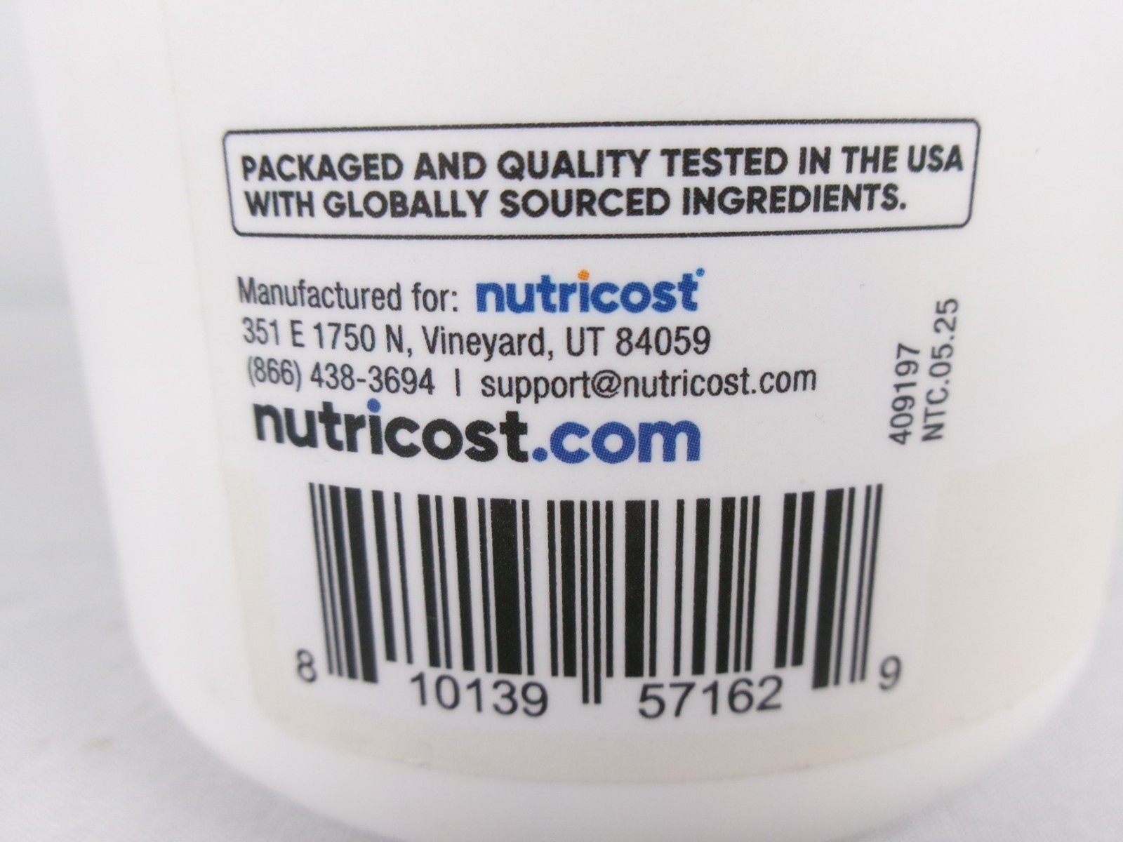 Nutricost Creatine Monohydrate Powder 500g 100 Servings Unflavored EXP 07/2028