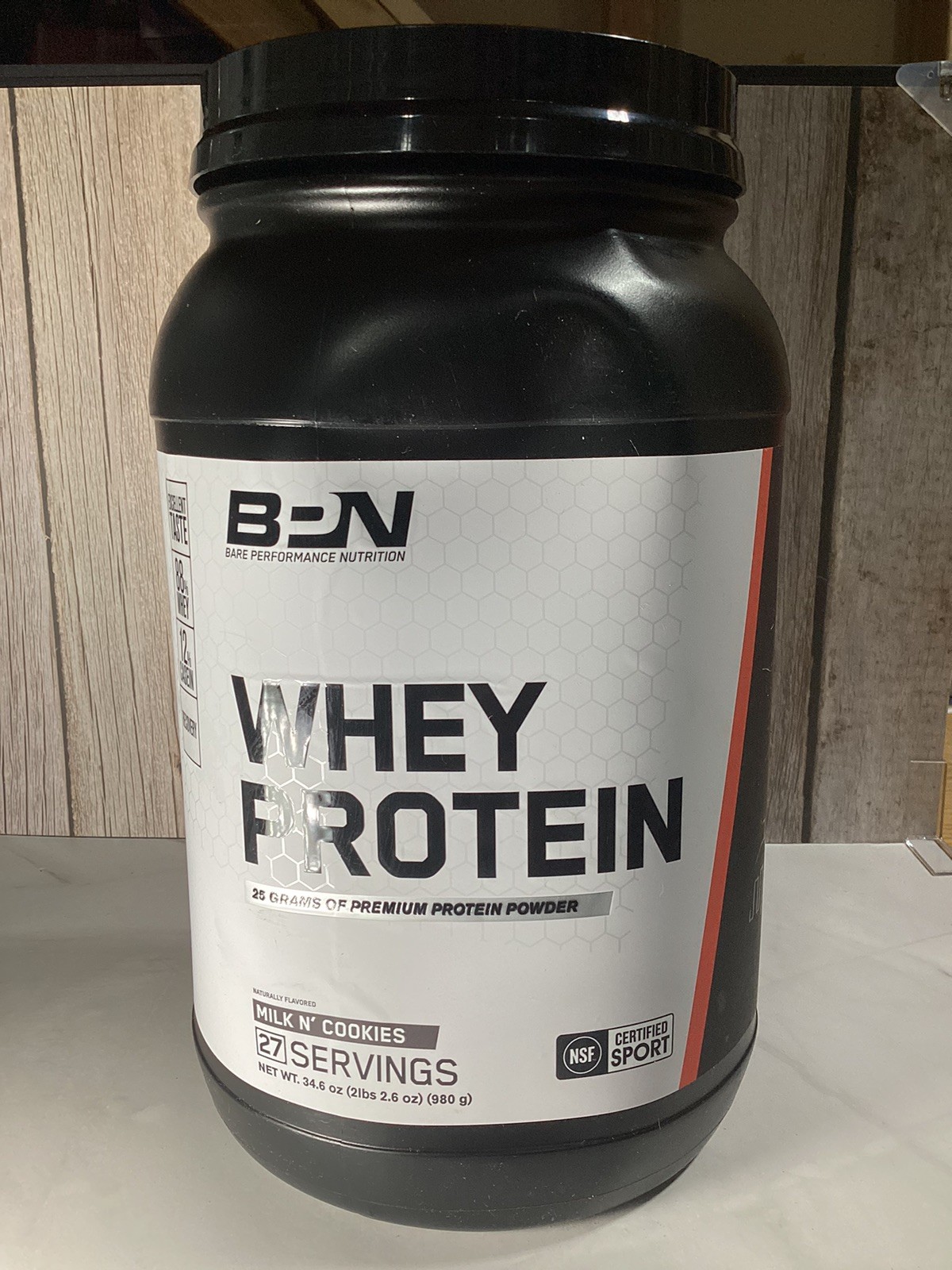 Bare Performance Nutrition,BPN Whey Protein Powder, Milk N’ Cookies, 25g