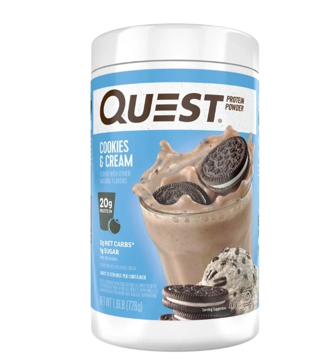 Quest Protein Powder Cookies & Cream 20g Protein 1.6LB