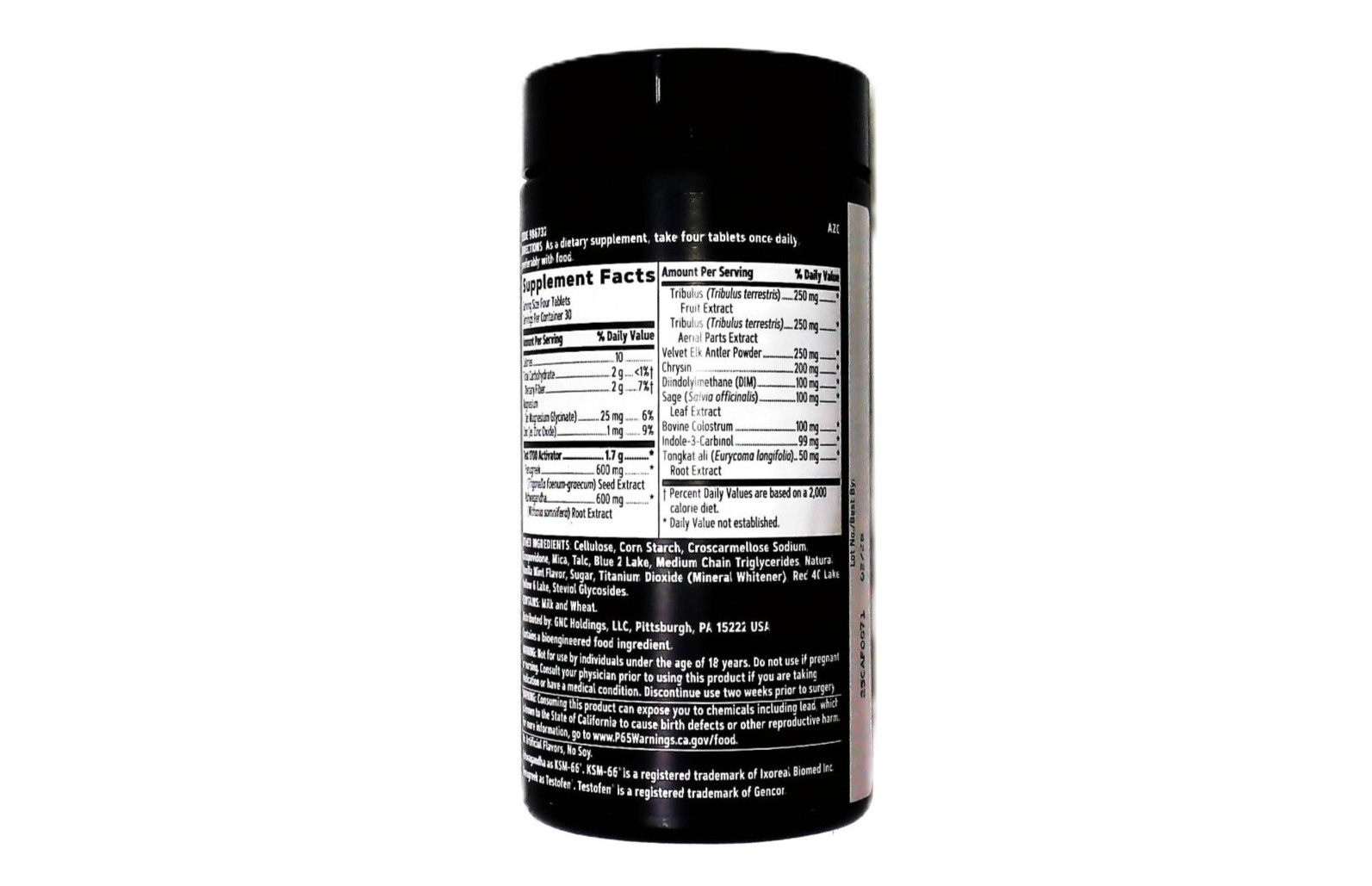 GNC AMP 1700 TEST 120 TABLETS BRAND NEW, FACTORY SEALED EXP. 08/2027