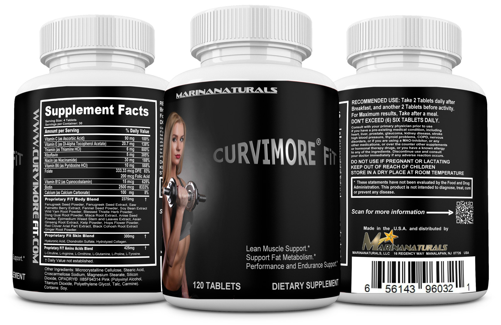 CURVIMORE® FiT Women Gym Supplement. Get Voluptuous, Muscled & Curvy Body Gains