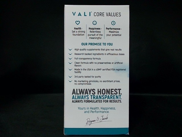 VALI Electrolyte Salts Rapid Oral Hydration Replacement Support – 120 Veg. Caps