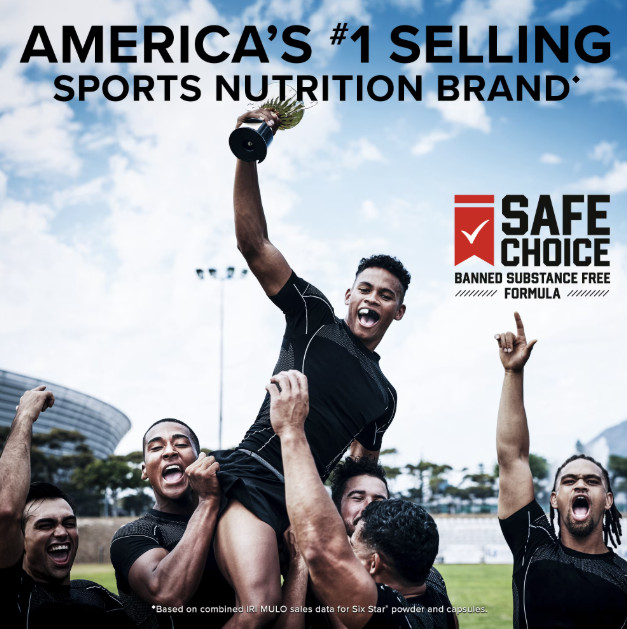 Six Star 100% Whey Protein Powder Plus Triple Chocolate 1.81lb 30g Pro