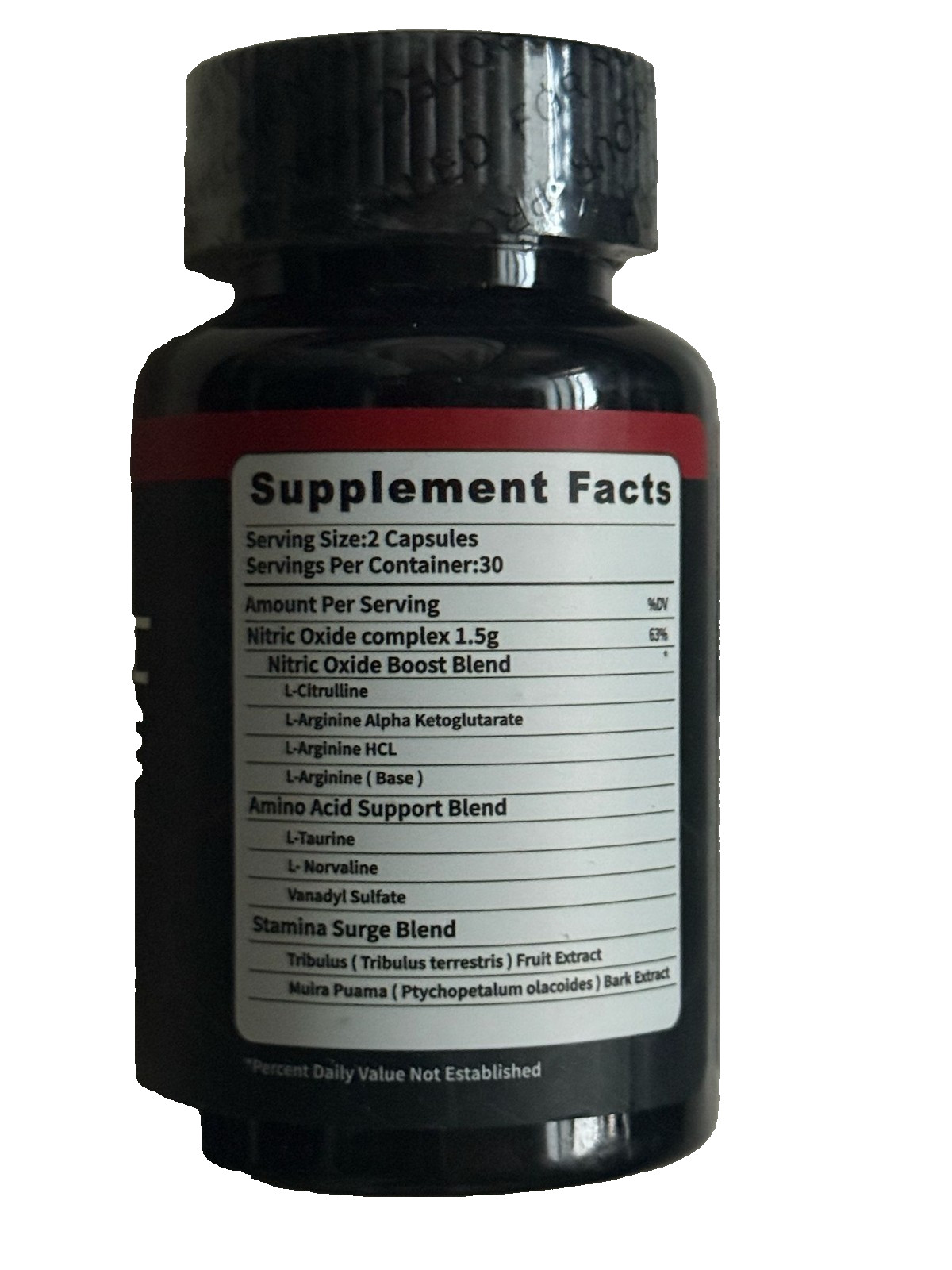 Nitric Oxide & Circulation Booster | L-Arginine, L-Citrulline | Extra Strength