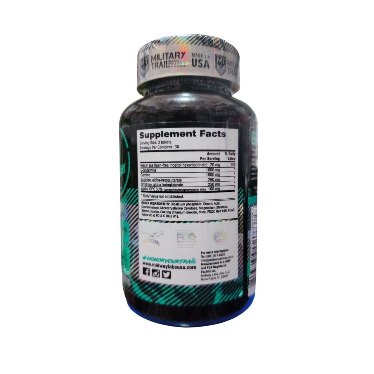 Military Trail Armytrophin HGH-Booster Midway Labs USA 90 Count Sealed