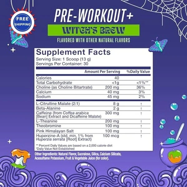 Alani Nu Pre Workout Powder Witch’s Brew