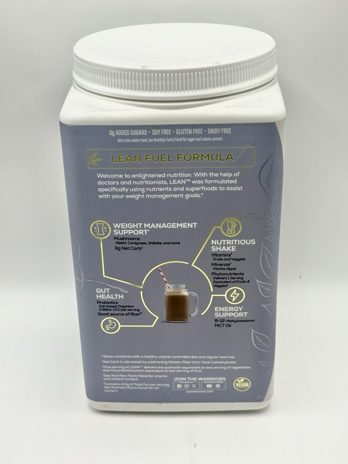 Sunwarrior Vegan Protein Superfood Shake Meal Replacement Organic Protein, 720g