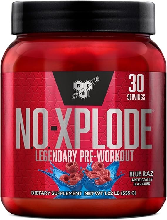 BSN N.O.XPLODE Pre Workout Powder,Energy Supplement for Men and Women ,1.2 Pound