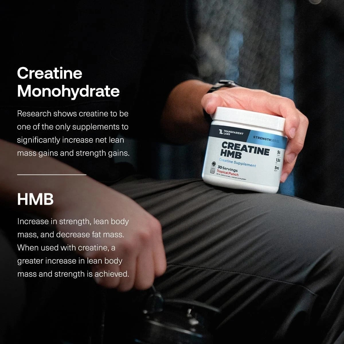 Strawberry Lemonade Creatine HMB – Proven Formula for Muscle Growth, 30 Servings