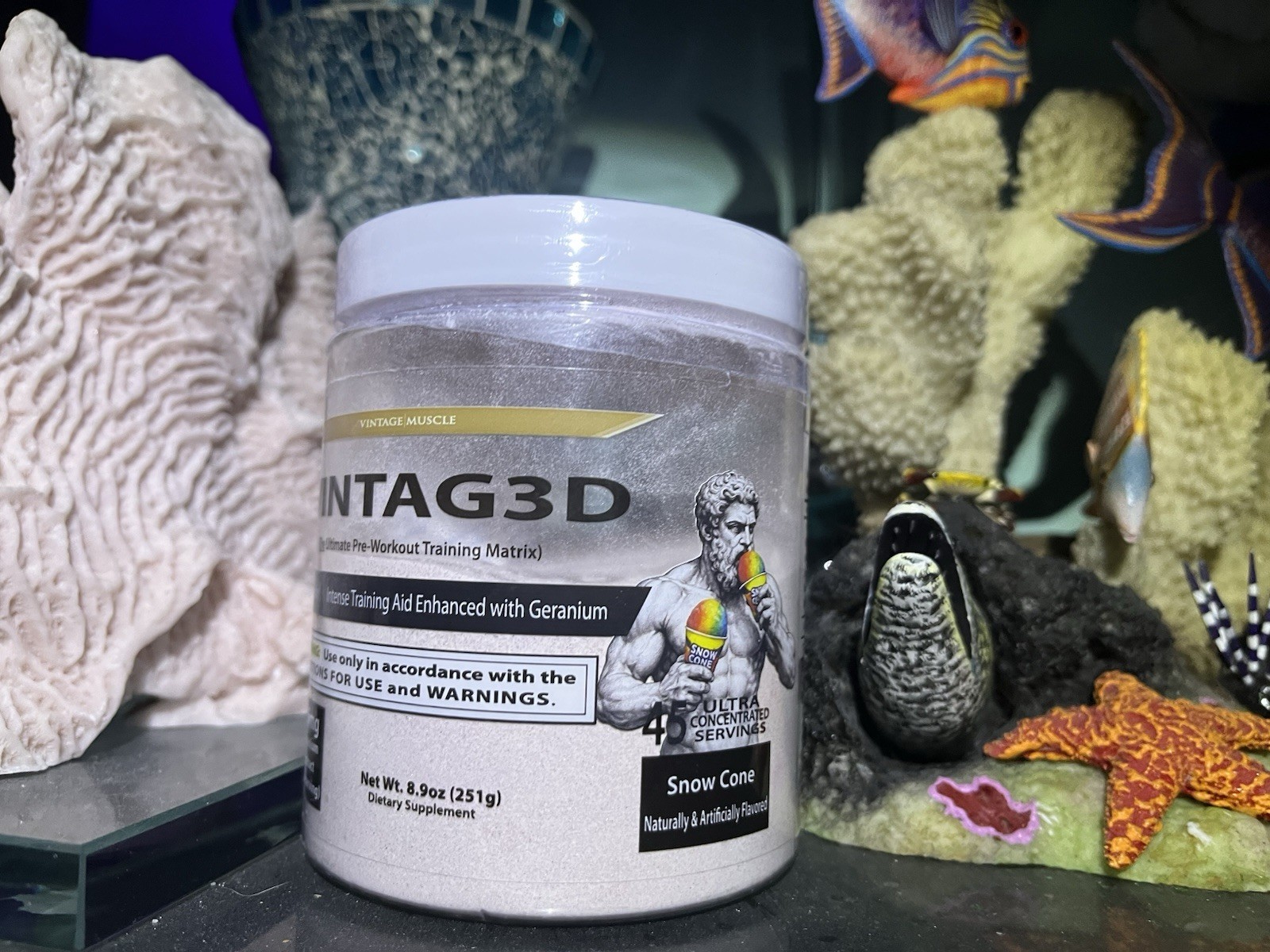 Vintag3D Ultimate Pre-Workout Matrix W/Geranium By Vintage Muscle💪🏛️🧪💥🍧