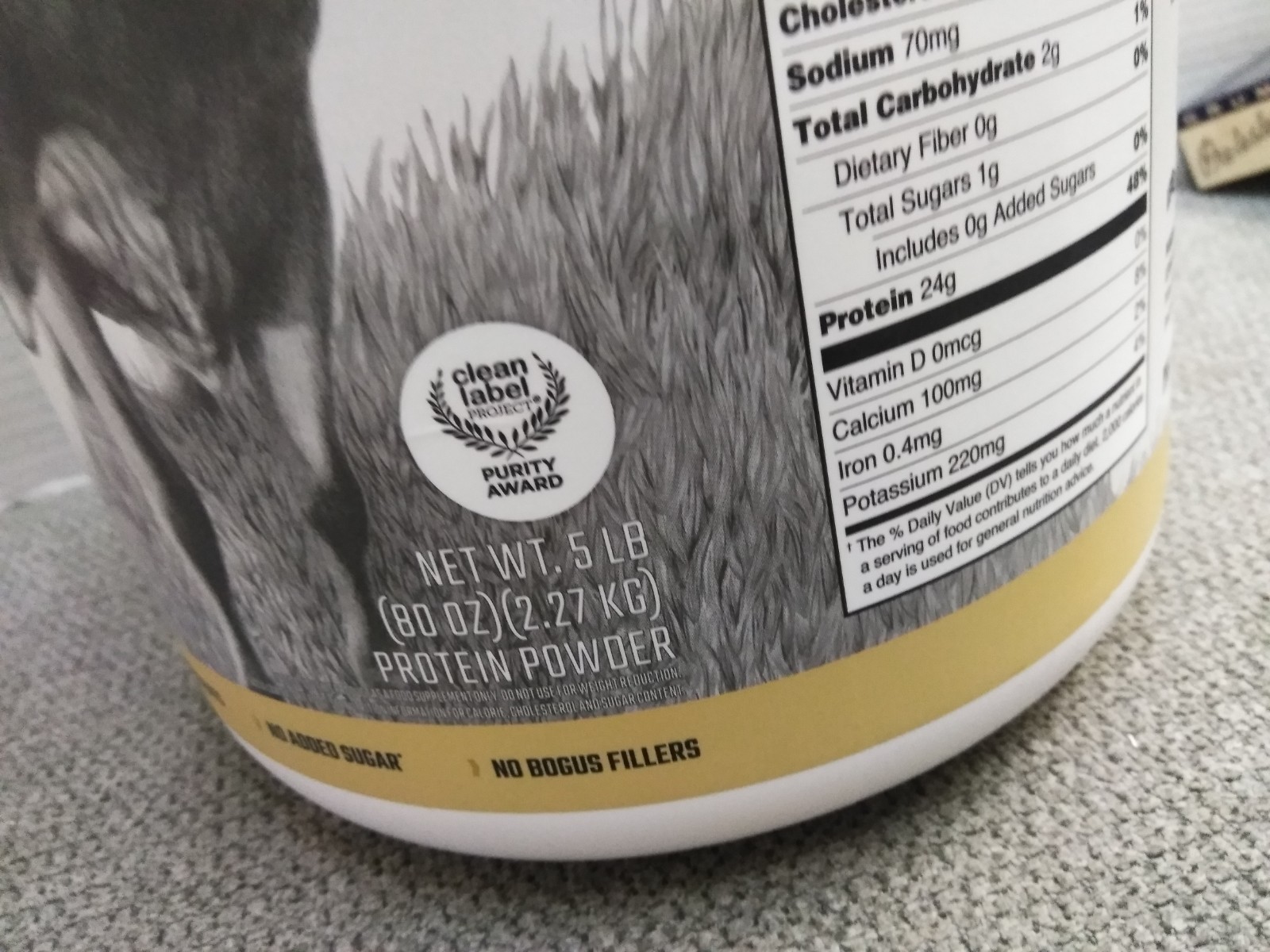 NEW Levels Whey Protein Powder, Cappuccino, 5 lb, 24g Protein (SEALED)