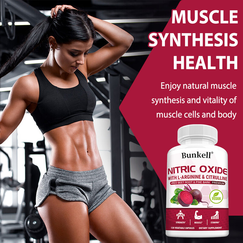 Nitric Oxide Booster Supplement – L-Arginine, L-Citrulline & Red Beet Root