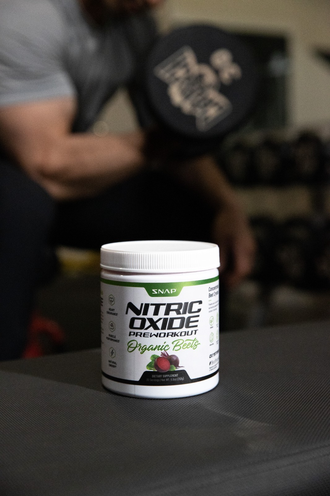 Beet Root Pre Workout Powder Organic Snap Supplements Nitric Oxide Booster 8.8oz