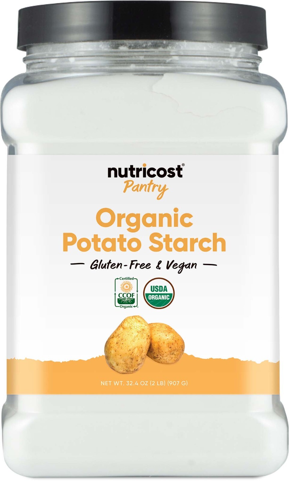 Nutricost Pantry Organic Potato Starch 2 Pound – Gluten-Free & Vegan