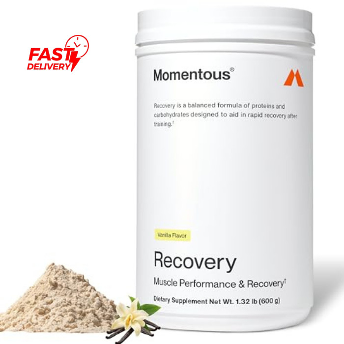 Momentous Grass Fed Whey Protein Isolate Vanilla 15 Servings NSF Gluten Free